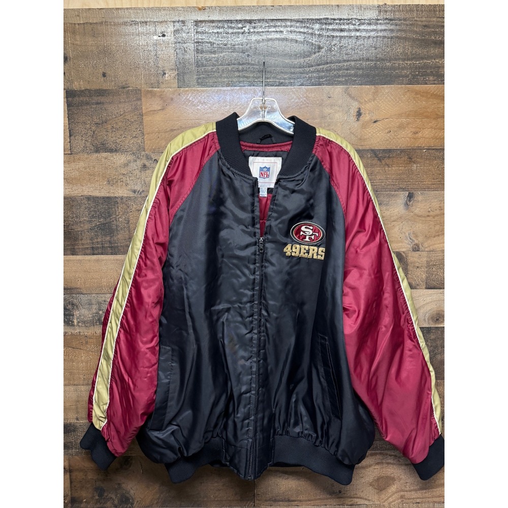 San Francisco 49ers NFL Bomber Jacket Mens XX Large Very Nice
